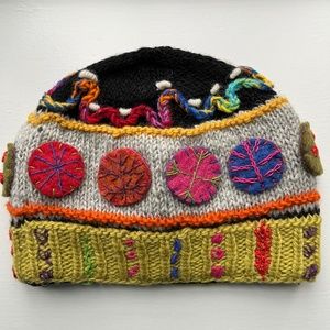 Women's or Teen 100% Wool Fun Hat/Fleece Lined